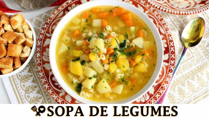 SOPA DE LEGUMES FÁCIL E DELICIOSA – RECEITAS QUE AMO