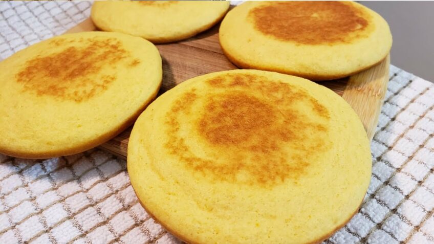 Pão de Fubá Levinho, Fica Pronto em 4 Minutos, SEM SOVAR. #Delicioso #Fácildefazer