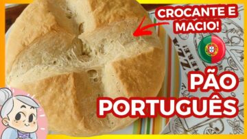 Receita de PÃO PORTUGUÊS Caseiro com Azeite! [Pão Vegano]