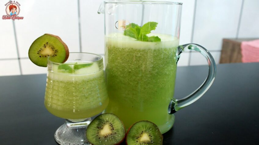 SUCO DE KIWI  – SUPER REFRESCANTE – COMO FAZER?