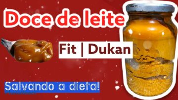 Doce de leite Fit | Dukan  3 ingredientes [na panela de pressão]