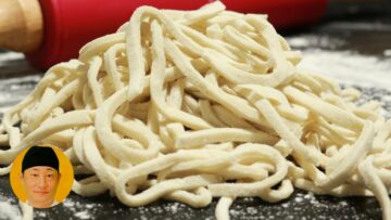 Como fazer macarrão caseiro para Udon e Lamen