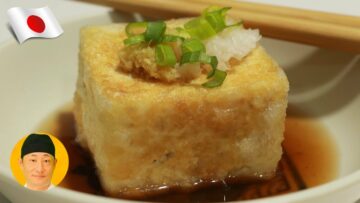 Tofu frito Agedashi tofu