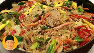 Macarrão de batata doce – japchae