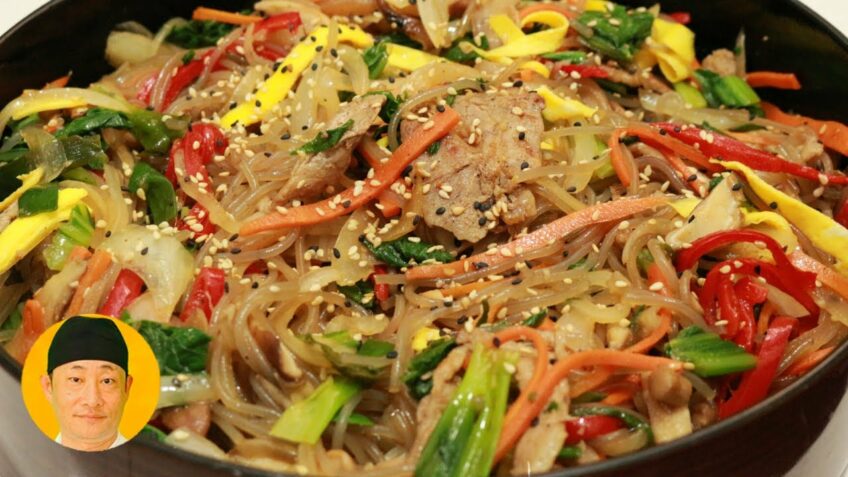 Macarrão de batata doce – japchae