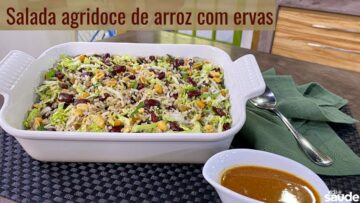 Receita: Salada Agridoce de Arroz com Ervas (03/03/22)