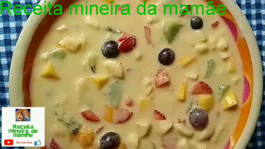 Como Fazer Salada De Fruta Sem Leite Condensado Receita para o Natal