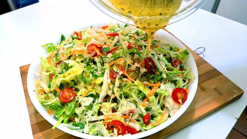 Este molho faz toda diferença na sua salada melhor salada fria que já comi