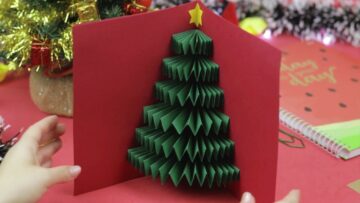 Como fazer um Cartão Pop Up de Natal – #DIY