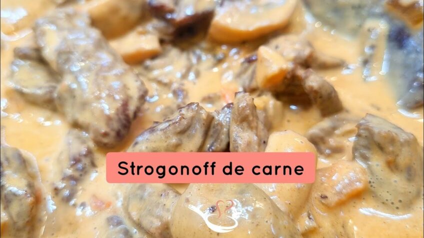 Strogonoff de carne #shorts