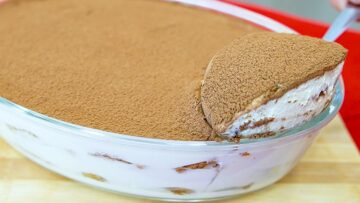 TIRAMISU ECONÔMICO E FÁCIL NA TRAVESSA! NÃO PODE FALTAR NA SUA MESA DE NATAL! – Isamara Amâncio