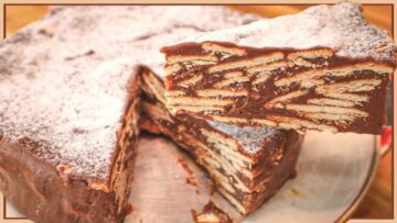 Essa TORTA DE CHOCOLATE COM BOLACHA vai te SURPREENDER I TORTA PALHA ITALIANA I Receitas de Pai