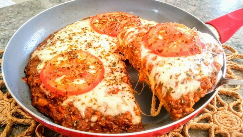 PIZZA DE SARDINHA NA FRIGIDEIRA-RÁPIDA E MUITO SABOROSA