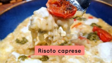 Risoto caprese 🍅 #shorts