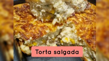 Torta salgada de liquidificador #shorts