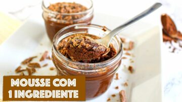 MOUSSE DE CHOCOLATE COM APENAS 1 INGREDIENTE! FÁCIL E BARATO!