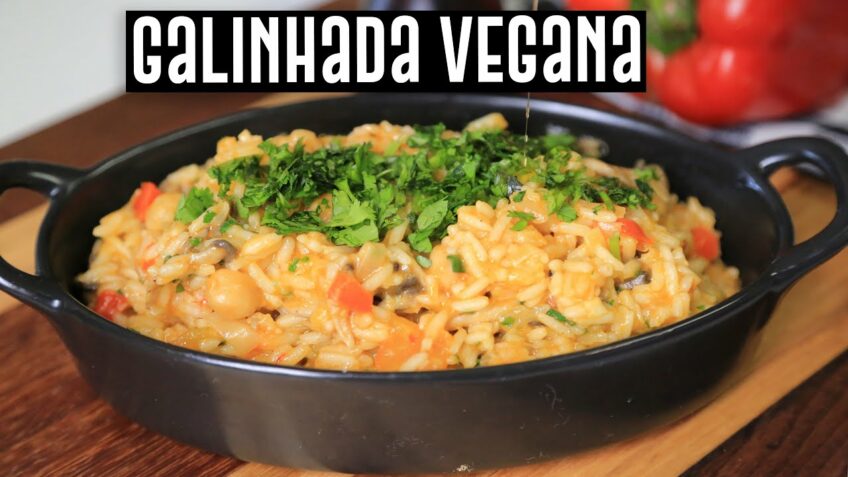 GALINHADA VEGANA | SIMPLESMENTE DELICIOSA E MUITO FÁCIL DE FAZER | TNM Vegg