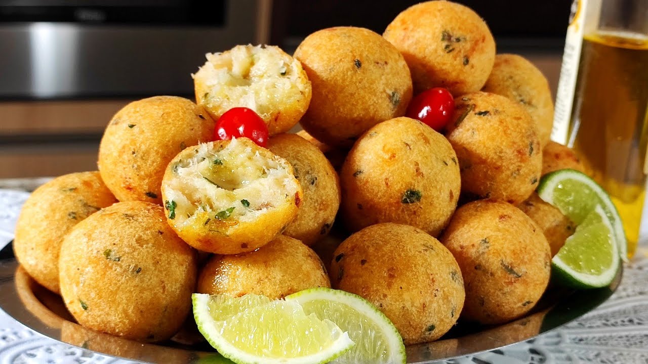 Receita Bolinho de Bacalhau Mesa e Sabor