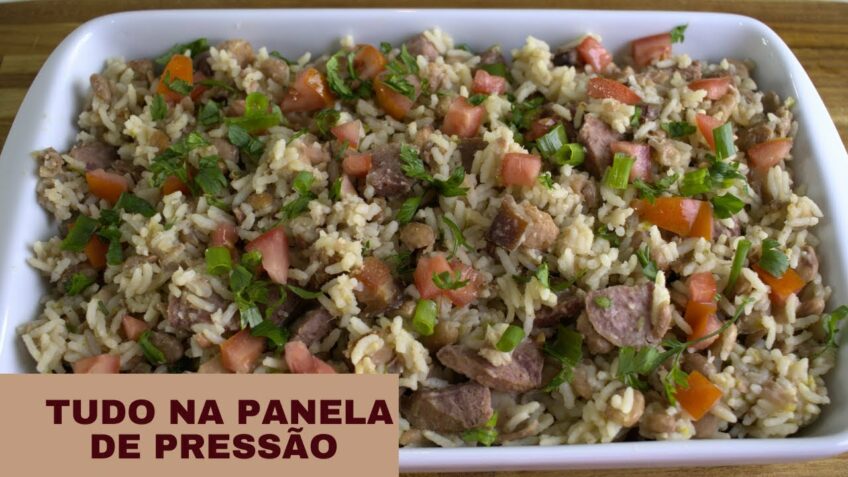 VOCÊ NUNCA FEZ ARROZ E FEIJÃO ASSIM!! RECEITA PARA UM ALMOÇO FÁCIL E DELICIOSO.